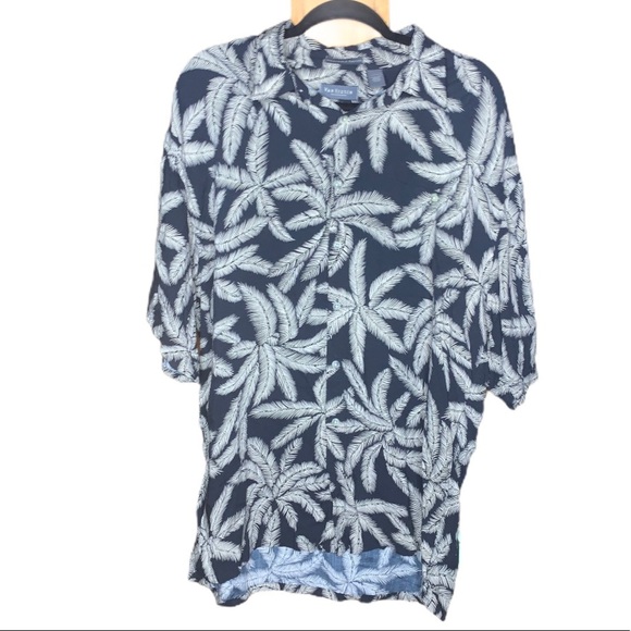 VAN HEUSEN Short Sleeve Button Down Shirt XL - Picture 4 of 11